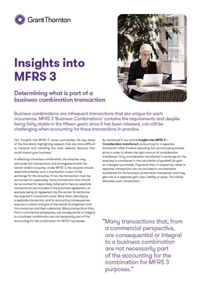 MFRS 3 - Determining