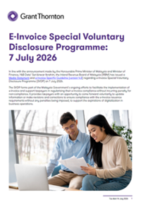 E-Invoice SVDP: 7 July 2026