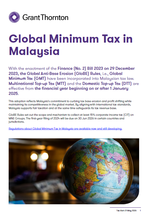 Global Minimum Tax in Malaysia