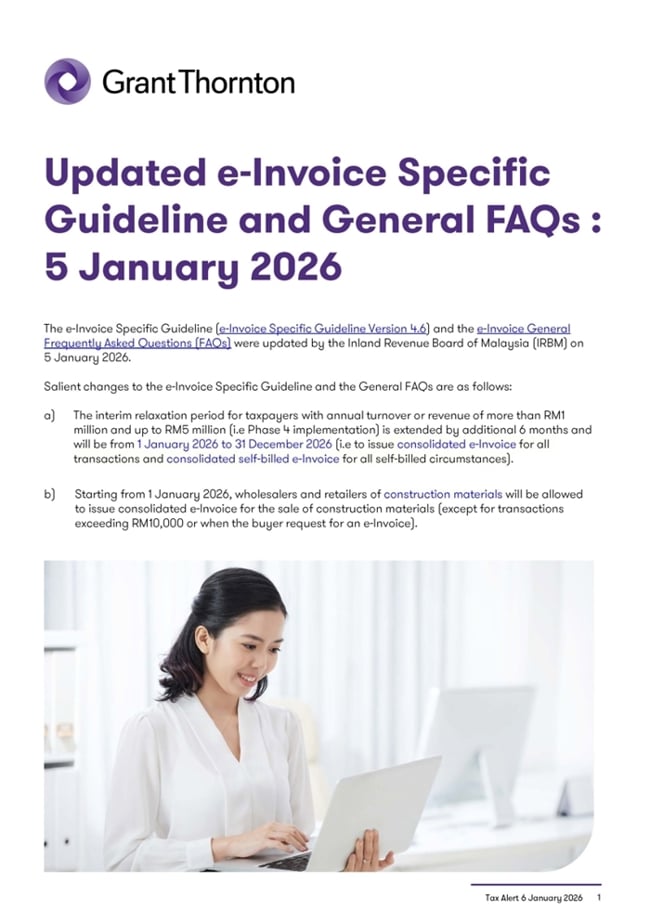 Tax Alert 6 January 2026